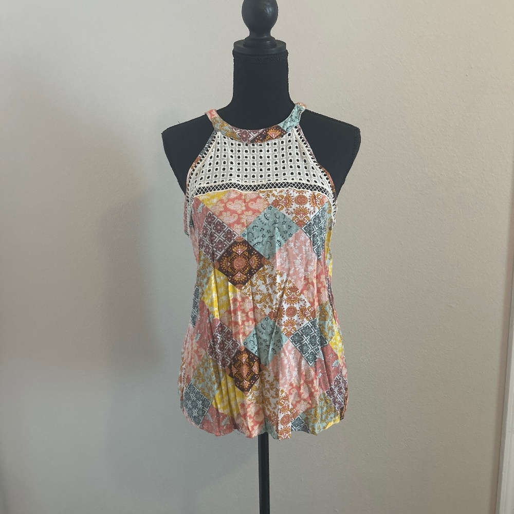 Lace tank top